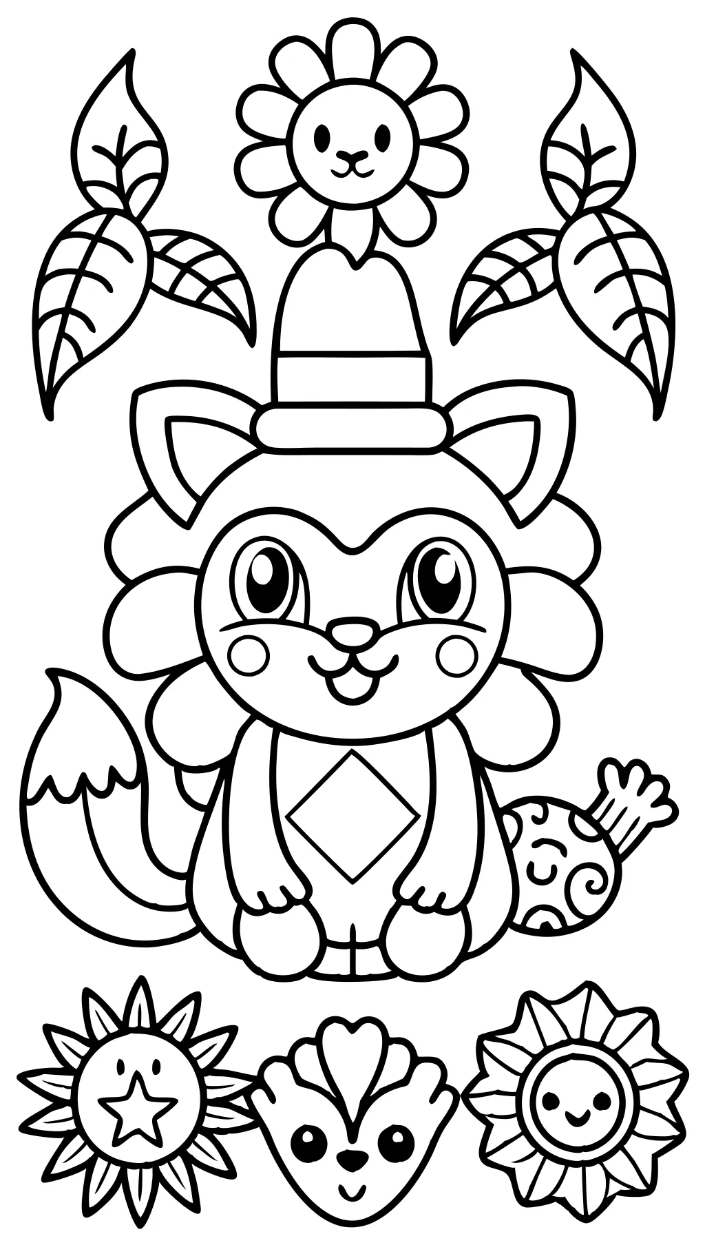 coloring pages with thick lines